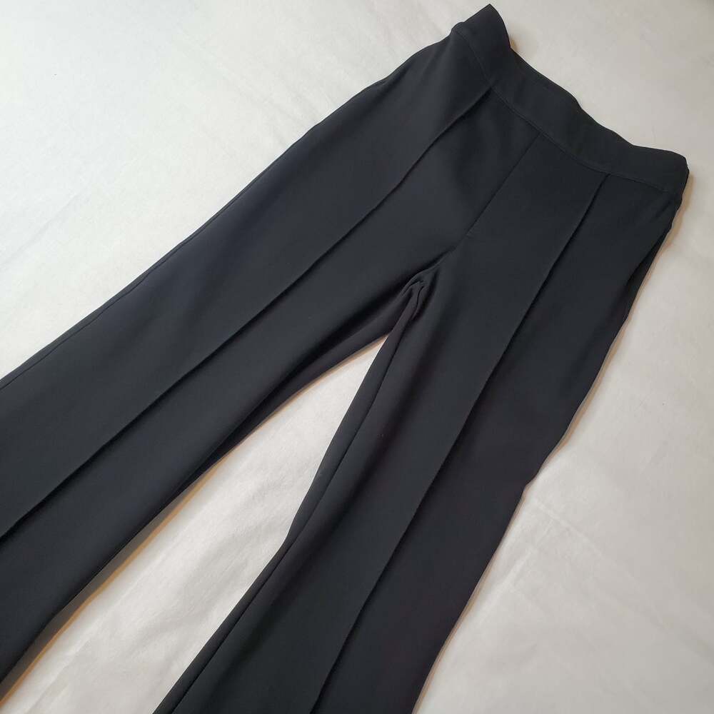 Spanx Womens Size S Perfect Fit Ponte Flare Pant High Rise Black 20252